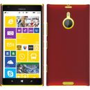Hard for Nokia Lumia 1520 Case Red Rubberised +2 Protector