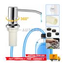 360° Sink Soap Dispenser Kitchen Hands Liquid Pump Bottle Tube Stainless Steel