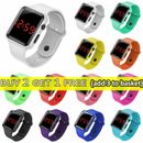 Unisex Toddler Kids Samrt Watch Silicone LED Sport Watch Digital Wrist Watches;