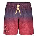 Under Armour Boys' Swim Trunk Shorts, Lightweight & Water Repelling, Quick Dry Material, Downpour Gray Maze, Medium