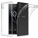 Helix Plain Flexible Transparent Back Cover for Sony Xperia XA1 Plus