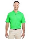adidas Golf Men's Climalite Basic Short-Sleeve Polo Shirt - Green - Medium