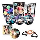 21 Day Fixs Extreme 4 DVD Workout Program Set,Fix Challenge Introductory Workout,Elastic Band and Eating Nutrition Plan