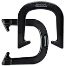 Gordon Professional Pitching Horseshoes - NHPA Sanctioned for Tournament Play - Drop Forged Construction - One Pair (2 Shoes) - Black Finish - Medium Weight