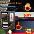 Car Accessories for Men, Fun Car Finger Light with Remote - Give the Love & Bird