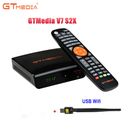 GTMEDIA V7 S2X FHD 1080P Receptor de TV por satélite Soporte PowerVu, Bisskey, USB WiFi