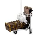Hallmark Harry Potter Trolley Cart with Hedwig Christmas Ornament, 25574068, H 7.8cm by W 7.3cm by L 4.9cm, White & Brown, Resin