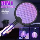 Bug Zapper Racket Electronic Mosquito Killer Lamp Fly Swatter Insects Electric