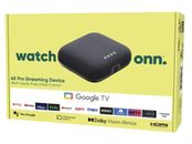 Dispositivo de transmisión onn 4K Pro 2024 Google TV voz Dolby Vision Atmos 3 GB 32 GB nuevo
