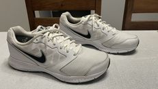 Nike Downshifter 6 Hombres Entrenadores de Correr Tenis Zapatos Blancos UK11 US12 EU46