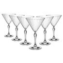 Bormioli Rocco America '20s Martini Glasses - Vintage Art Deco Espresso Cocktail Stemware - 250ml - Pack of 24