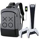 DAHAKII Travel Bag/Travel Backpack Game Backpack Compatible with PS5 Travel Case/PS4 Pro/PS4 Slim/Xbox one/Xbox One Slim/Xbox Series S/ Game Accessories
