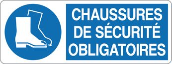 M-ITALY CARTELLO SEGNALETICO UNI - CHAUSSURES DE SECURITE OBLIGATOIRES - Segnale