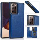 Slim Fit Leather Wallet Case For Samsung Galaxy With Card Slot Shockproof Cover