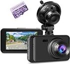Dash Camera for Car, Dash Cams FHD 1080P Dash Cam Front with 32GB Card, Super Night Vision Dashcam, Dashcams for Cars w/WDR Loop Recording G-Sensor Parking Monitor Motion Detection Dashboard Camera
