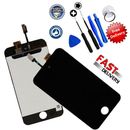 iPod Touch 4 4th Gen Digitiser + LCD Screen Assembly Replacement UK - BLACK