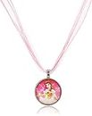 Princess Bella Featured Pendant with Organza Cord Necklace - Kids Jewelry For Girls- Princess Kids Fashion Costume Jewelry for Girls: Cyber Monday Jewelry Deal, Black Friday Jewelry Deals
