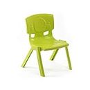 Nilkamal LivShine Intra Kid's Strong and Durable Kids Plastic School Study Chair (Green, Medium)