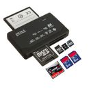 All in One 1 Memory Card Reader USB External SD SDHC Mini Micro M2 MMC XD CF MS
