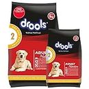 Drools Adult Dry Dog Food Chicken and Egg, 3kg with Free 1.2kg, Total 4.2 kg Pack