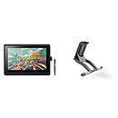 Wacom Cintiq 16 Full HD Display – 15.6-inch Graphic Display with Integrated legs & Replacement Tips – Compatible with Windows & Apple – Black & Adjustable Stand