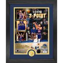 Highland Mint Stephen Curry Golden State Warriors NBA All Time 3-Point Leader 13'' x 16'' Bronze Coin Photo