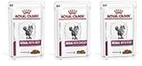 Royal Canin Feline Renal Mix of 6x Tuna 6x Chicken 6x Beef Cat Food each 85gram (Pack of 18)