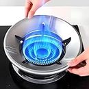 Zelofy Gas Saver Burner Stand | Gas Saver Jali | Home Gas Stove Fire & Windproof Energy Saving Stand, Suitable for all Gas Stove-Silver