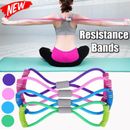 Rubber Elastic Band Sport Exercise Fitness Resistance Chest Expander Workout GYM