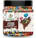Organic Purify Rock Candy - Stone Candy | Milk Stone Chocolate | Rock Shape Chocolate (Choco Rocks) Jar Pack - 400g