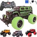 KIDZYMON® Mud Racer Remote Control car Toy Off-Road Mad Racing Car - Large Size, All-Terrain RC Vehicle with Solid Suspension and Powerful Battery (Style 6)