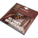 Insegna in metallo West Ham regalo camera da letto porta sospesa letto fan letto FC regalo di compleanno