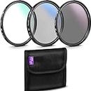 Altura Photo 58MM Lens Filter Kit by , Includes 58MM ND Filter, 58MM CPL Filter, 58MM UV Filter, (UV, CPL Polarizing Filter, Neutral Density ND4) for Camera Lens with 58MM Filters + Lens Filter Case
