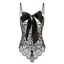 exciting Lives - Black Lingerie Set - Gift for Valentine's Day, Love, Birthday, Anniversary - for Girlfriend, Wife for Date Nights