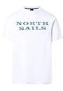 NORTH SAILS S/S T-Shirt W/Graphic Uomo (L, Bianco)