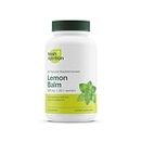 Lemon Balm Extract Capsules - Strongest 600mg Servings - Calms, Improves Skin, Sleep, Memory, Alertness, Anxiety, Stress, Appetite, Indigestion - Third Party Tested