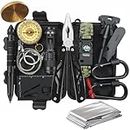 Survival Kit 14 in 1, Gifts for Men Dad Him Husband, Fathers Day Birthday Gifts Idea for Men Him Boyfriend, Survival Gear and Equipment, Unique Fishing Hunting Camping Accessories, Cool Gadget