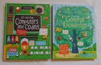 Usborne Lift-the-Flap Books X 2 - General Knowledge & Computers and Coding