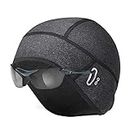 AmzKoi Skull Cap Beanie, Cycling Hat Caps for Under Helmets, Helmet Liner Fits Glasses, Windproof Thermal Fleece Stretchable Hat for Outdoor Sports Running Skiing Riding
