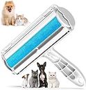 RENESMEE Reusable Pet Hair Remover Lint Roller - Portable Reusable Dog & Cat Hair Fur Remove, Pet Hair Brush for Dog & Cat Fur from Furniture, Clothing, Car Seat, Carpet, Bedding, Sofa Bubble