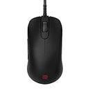 BenQ Zowie S2-C Symmetrical Gaming USB Mouse for Esports |Weight-Reduced | Paracord Cable & 24-Step Scroll Wheel for More Personal Preference| Driverless | Matte Black Coating | Small Size