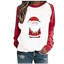 AMhomely New Ladies Women Knitted Crew Neck Long Sleeve Reindeer Rudolf Snowflakes Christmas Xmas Jumper Sweater Top Size S-3XL 5URJ542
