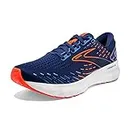Brooks Glycerin 20 Men's Neutral Running Shoe - Blue Depths/Palace Blue/Orange - 11