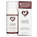 HealFast Physician Formulated Silicone Scar Gel - Advanced Crosspolymer Medical Grade Scar Cream for Face, Body, Surgery, C Section, Burn, Keloids & Hypertrophic Scars by Makers of Surgery Recovery
