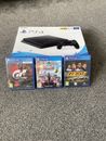 playstation 4 1tb with 2 controllers + Gran Turismo Sport/The Crew 2 and F1 2017