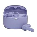 JBL Tune Beam - True Wireless Active Noise Cancelling with Smart Ambient Earbuds, Bluetooth 5.3, 4-Mic Technology for Crisp, Clear Calls, Up to 48 Hours of Battery Life (Purple)