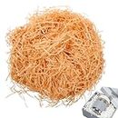 EIHI 200g Kraft Shredded Tissue Paper Straw Basket for Baskets Shredded Paper Gift Wrapping Recyclable Herb Filling for Party Gift Boxes-Champagne