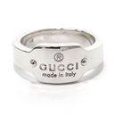 GUCCI Ring with logo Silver925 US 5.5(US Size) Women Jewelry Accessories