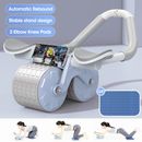 Automatic Rebound Abdominal Roller Wheel with Elbow Support Core Strength Train