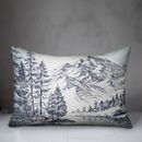 Loon Peak® Virna Mountain Drawing Rectangular Pillow Cover & Insert Polyester/Polyfill blend | 14 H x 20 W x 1.5 D in | Wayfair